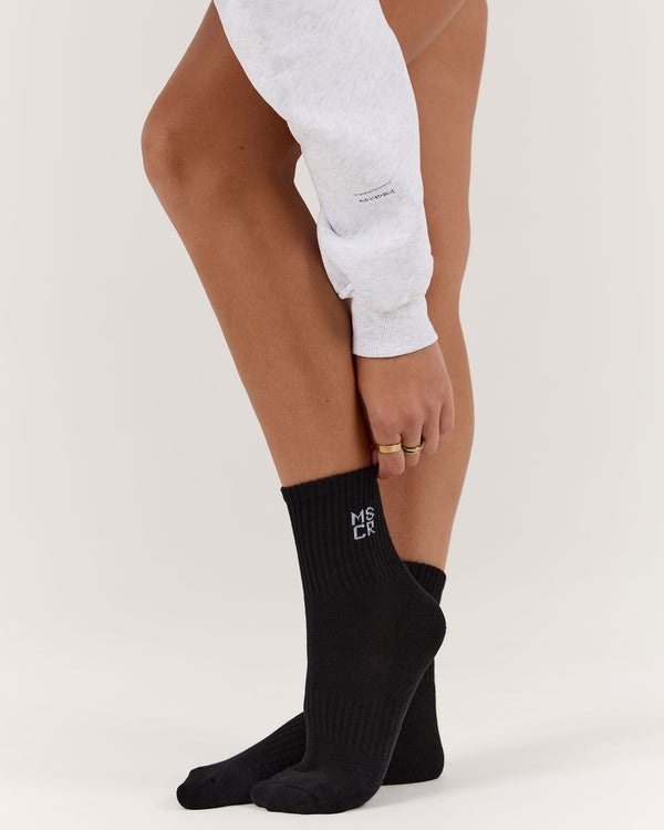 MSCR TUBE SOCKS - BLACK