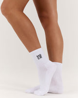 MSCR TUBE SOCKS - WHITE