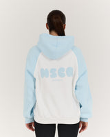 RAGLAN HOODIE - POWDER BLUE