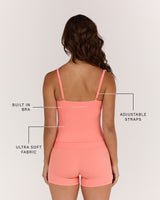 AIRE SCOOP TOP - BISQUE
