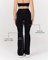 MOTION 360 TALL FLARES - BLACK