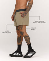 MOMENTUM INBUILT SHORTS 3.5" - ALUMINIUM MWH