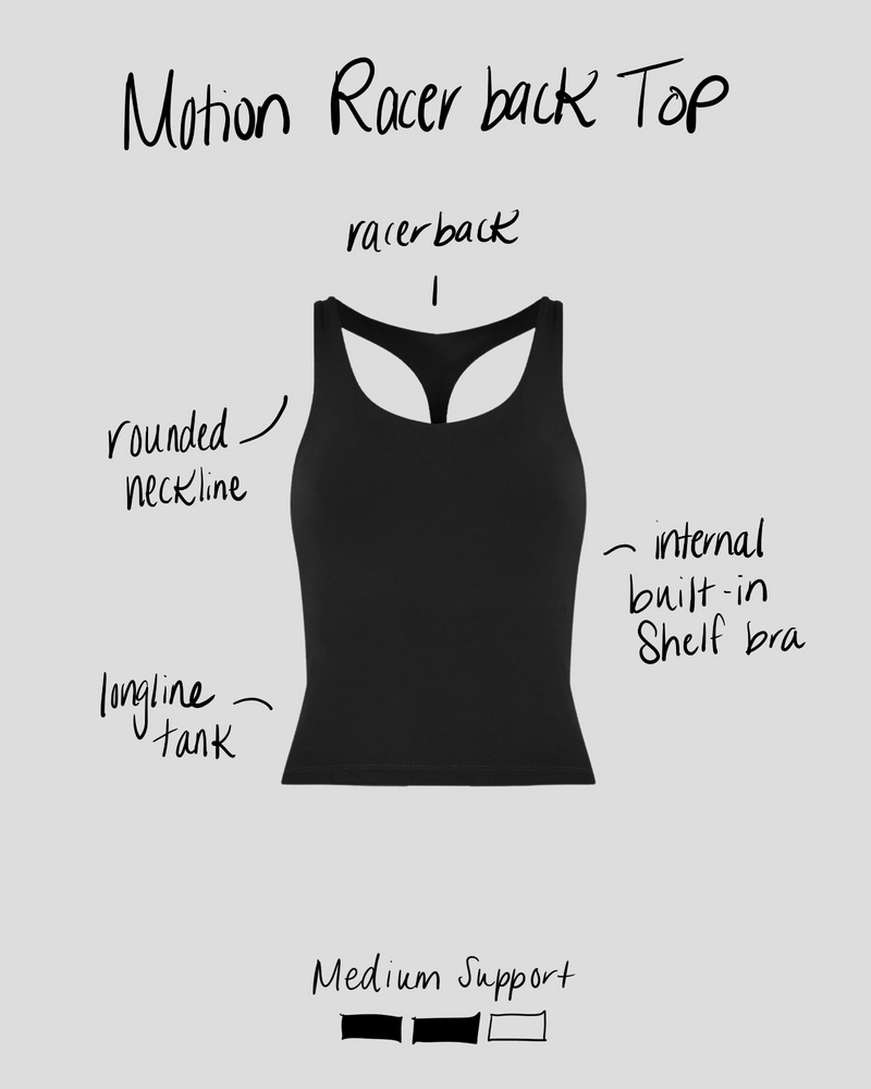Rounded Racerback Tank Top
