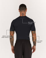 NEXUS COMPRESSION TEE - BLACK