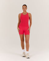 AGILITY RIBBED TANK TOP - SUNRISE