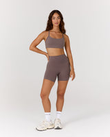 AIRE KEYHOLE RACER BACK BRA - PEPPERCORN