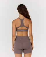 AIRE KEYHOLE RACER BACK BRA - PEPPERCORN