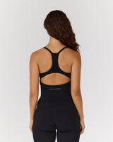 AIRE KEYHOLE RACER BACK TOP - BLACK