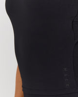 AIRE KEYHOLE RACER BACK TOP - BLACK
