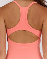 AIRE KEYHOLE RACER BACK TOP - BISQUE