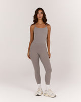 AIRE KEYHOLE RACER BACK TOP - DOVE