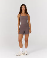 AIRE KEYHOLE RACER BACK TOP - PEPPERCORN