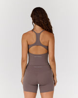 AIRE KEYHOLE RACER BACK TOP - PEPPERCORN