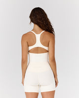 AIRE KEYHOLE RACER BACK TOP - VANILLA