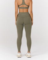 AIRE FULL LENGTH LEGGINGS - OLIVE SMOKE