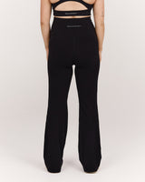 AIRE MATERNITY FLARED PANT - BLACK
