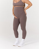 AIRE MATERNITY FULL LENGTH LEGGINGS - PEPPERCORN
