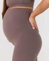 AIRE MATERNITY FULL LENGTH LEGGINGS - PEPPERCORN