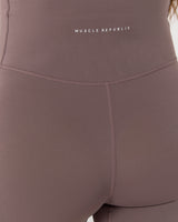 AIRE MATERNITY SHORTS 6" - PEPPERCORN