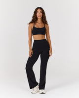AIRE FLARED PANT - BLACK