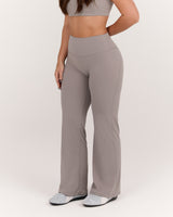 AIRE PETITE FLARED PANT - DOVE