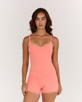 AIRE SCOOP TOP - BISQUE