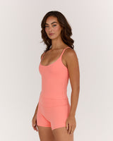 AIRE SCOOP TOP - BISQUE