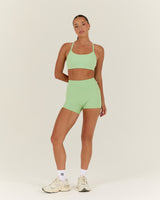 AIRE SHORTS 4" - MATCHA