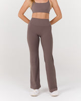 AIRE TALL FLARED PANT - PEPPERCORN