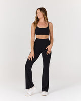 AIRE TALL FLARED PANT - BLACK