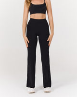 AIRE TALL FLARED PANT - BLACK