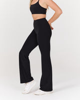 AIRE TALL FLARED PANT - BLACK
