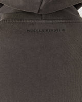 ALUMNI ZIP UP HOODIE - FADED CHAR