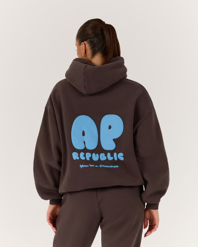 AP OVERSIZED HOODIE - OAKWOOD