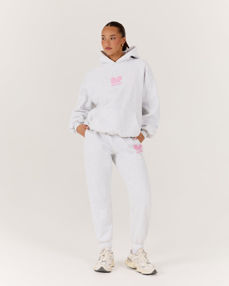 AP OVERSIZED HOODIE - SNOW GREY