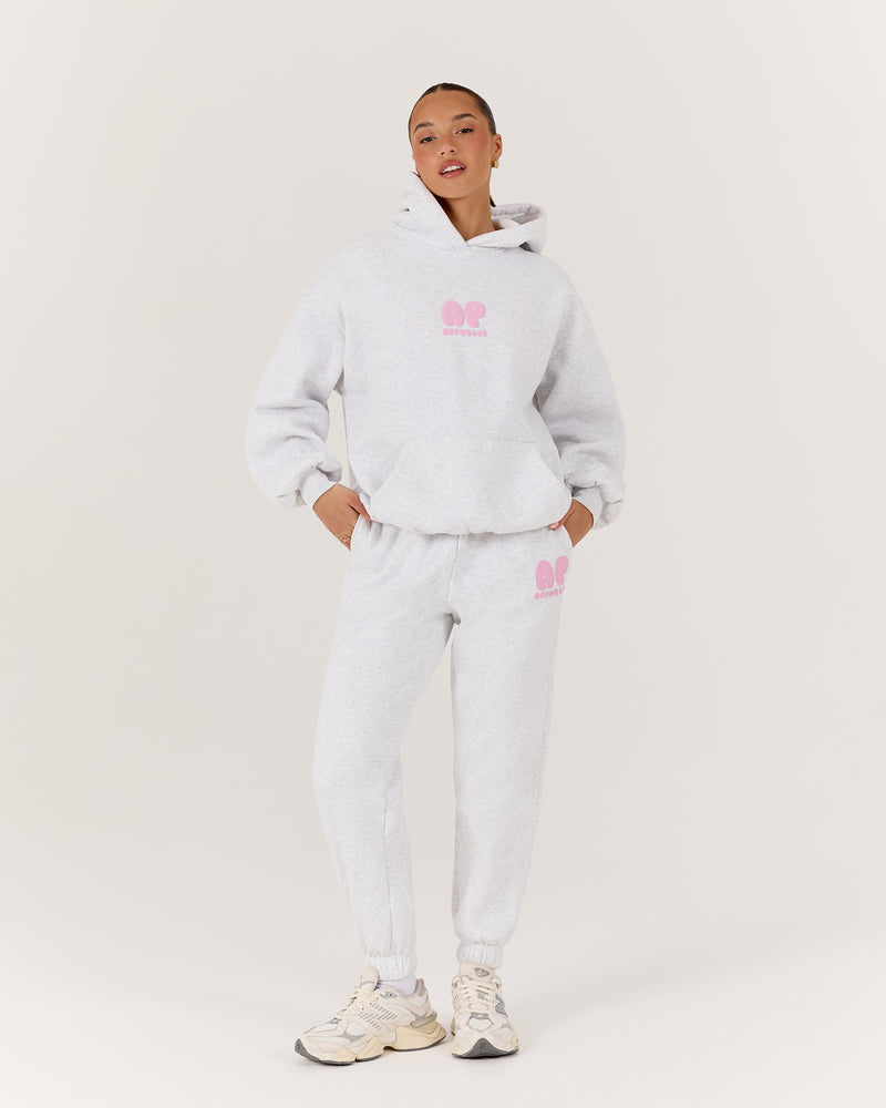 AP OVERSIZED TRACKIES - SNOW GREY