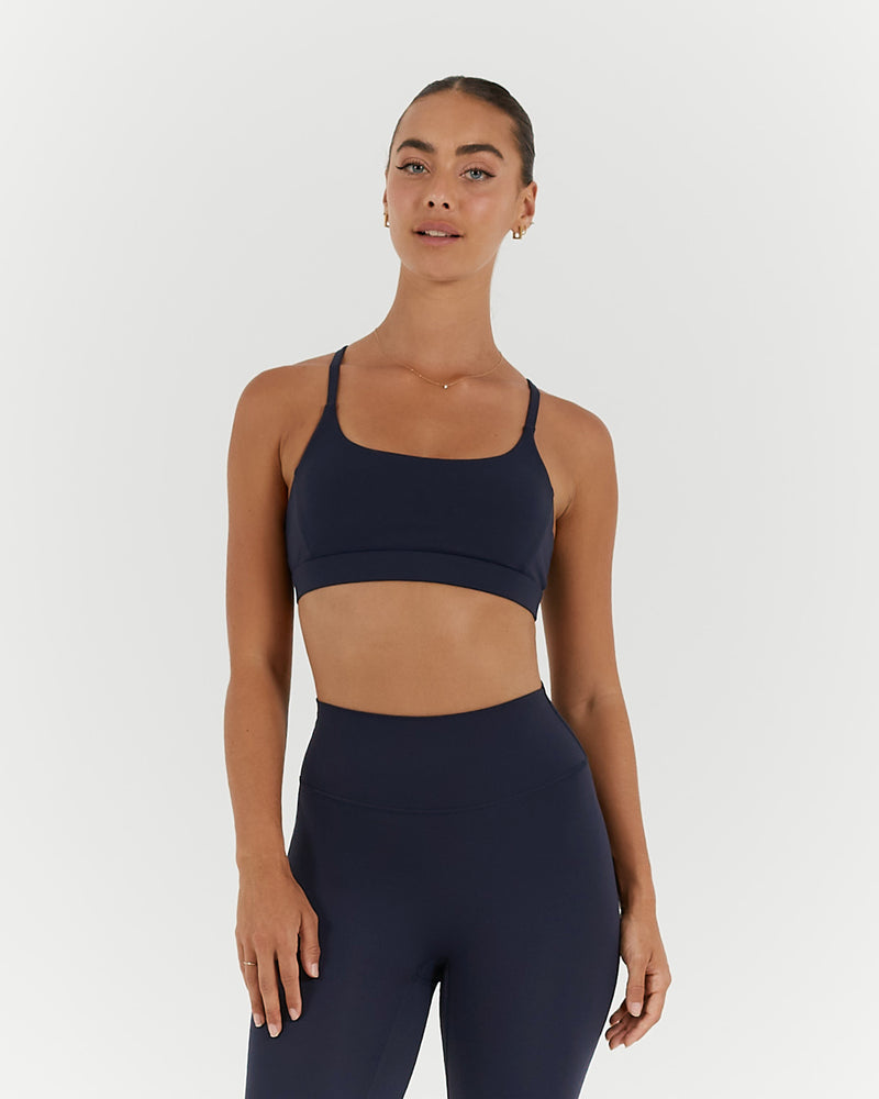 LUXE ASH BRA - DEEP NAVY