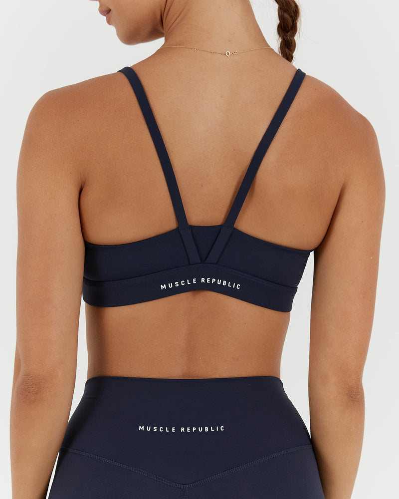 LUXE ASH BRA - DEEP NAVY