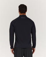 ASPIRE 1/4 ZIP TOP - BLACK