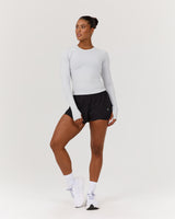 ASPIRE LONG SLEEVE RUNNING TOP - GLACIER