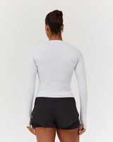 ASPIRE LONG SLEEVE RUNNING TOP - GLACIER