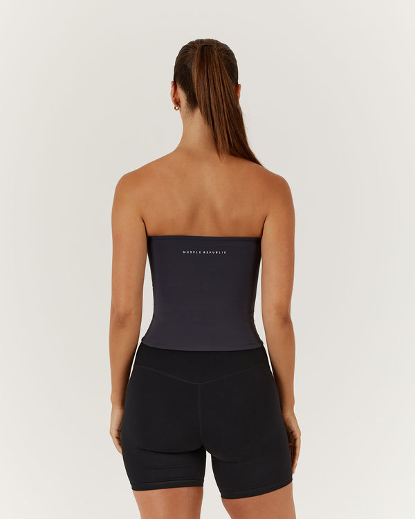 ATHLEISURE TUBE TOP - STORM