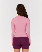 ATHLEISURE LONG SLEEVE TOP - BLOOM