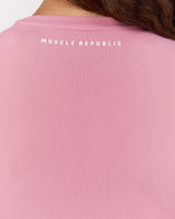 ATHLEISURE LONG SLEEVE TOP - BLOOM