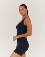ATHLEISURE TANK - DEEP NAVY