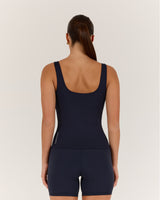 ATHLEISURE TANK - DEEP NAVY