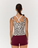 ATHLEISURE TANK - FIERCE LEOPARD