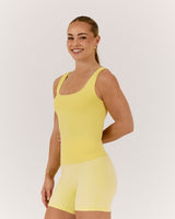 ATHLEISURE TANK - LEMON