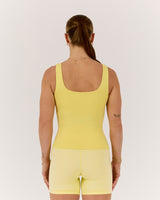 ATHLEISURE TANK - LEMON