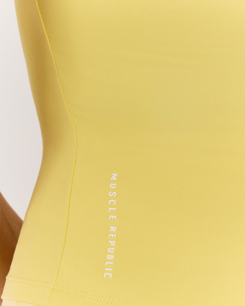 ATHLEISURE TANK - LEMON
